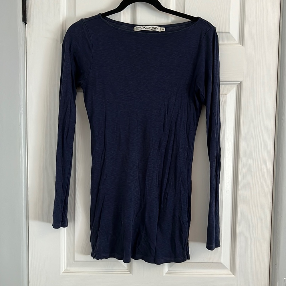 Navy blue long Michael Stars long sleeve.